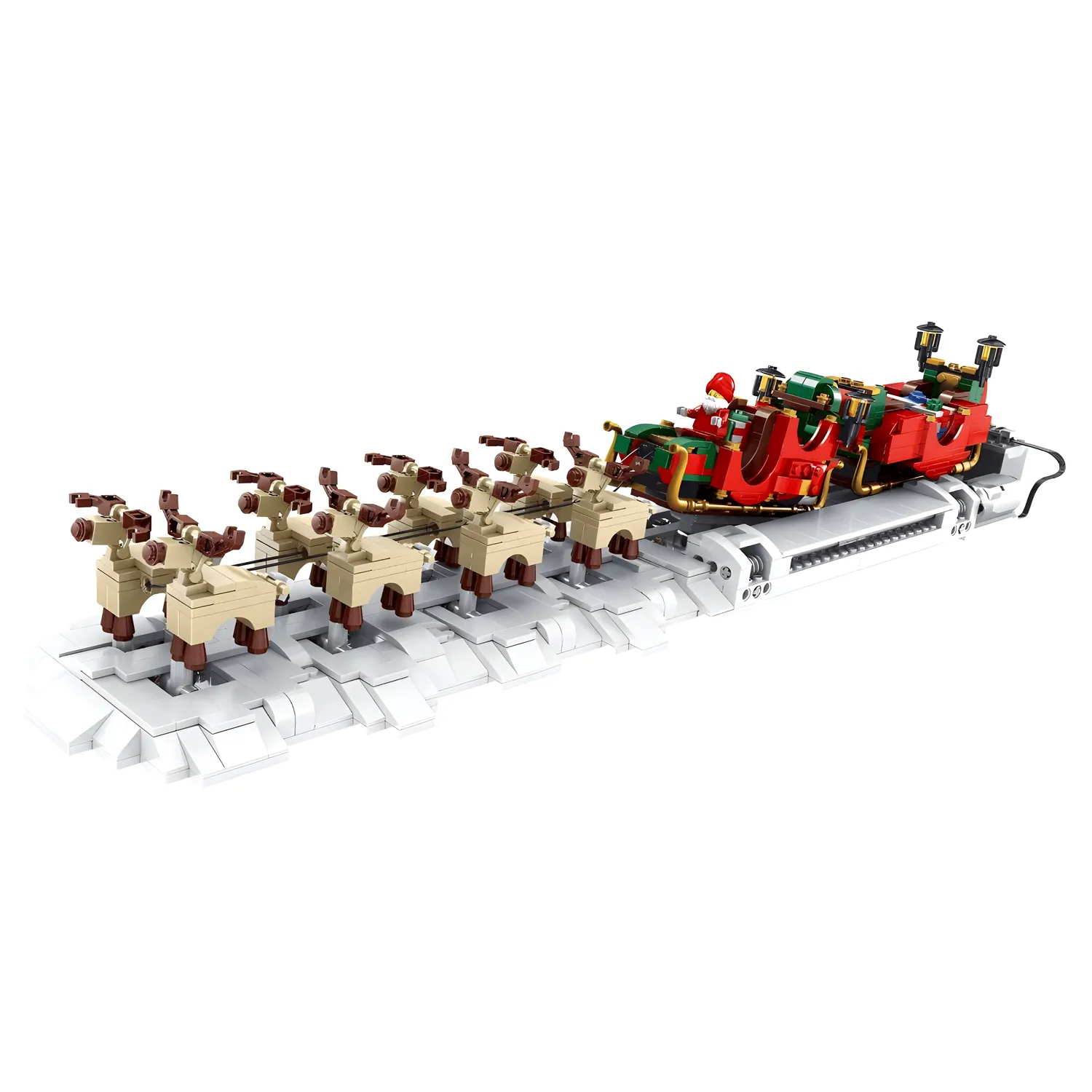 ساختنی مولد کینگ 10015 سورتمه بابا نوئل santa sleigh
