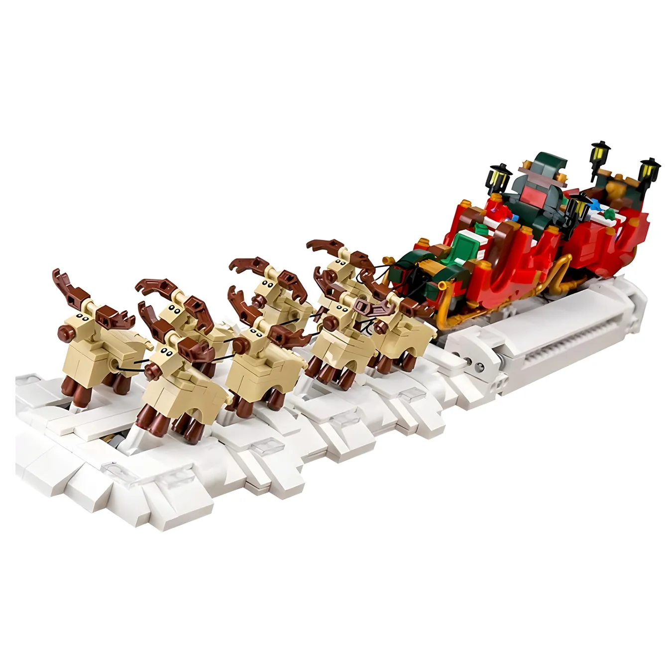 ساختنی مولد کینگ 10015 سورتمه بابا نوئل santa sleigh