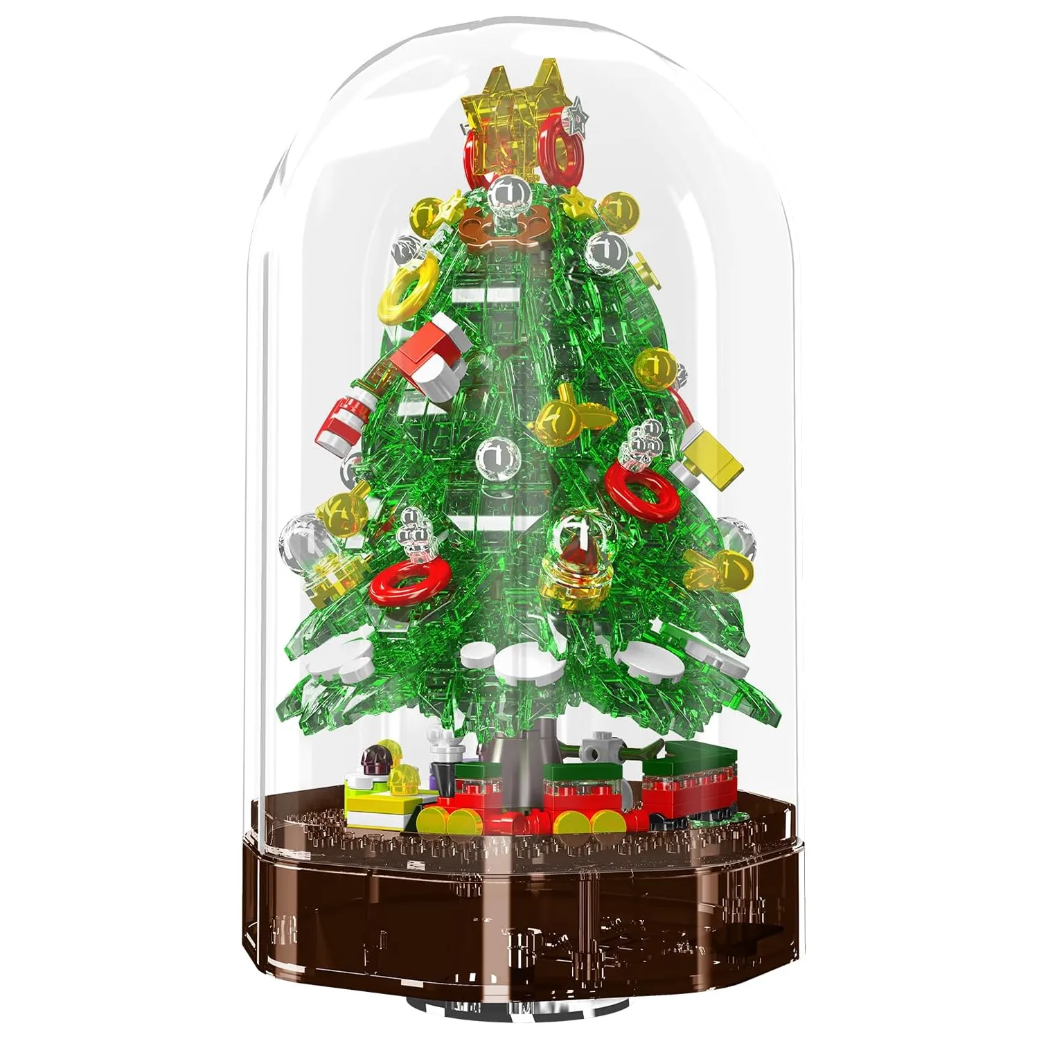 ساختنی مولد کینگ 10090 جعبه موسیقی کریسمس Christmas Tree Music Box