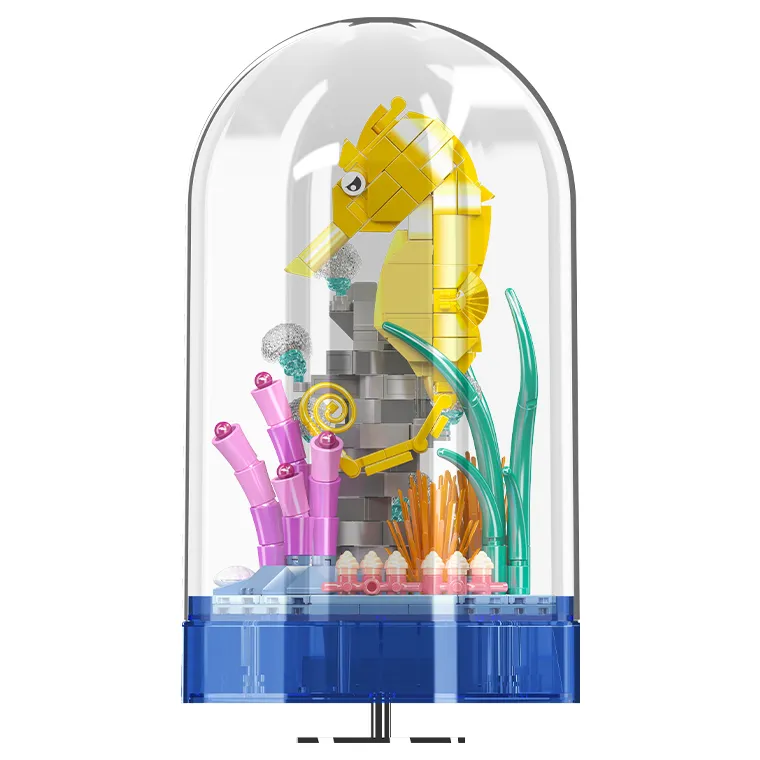 ساختنی مولد کینگ 10100 جعبه موسیقی اسب دریایی Seahorse Music Box