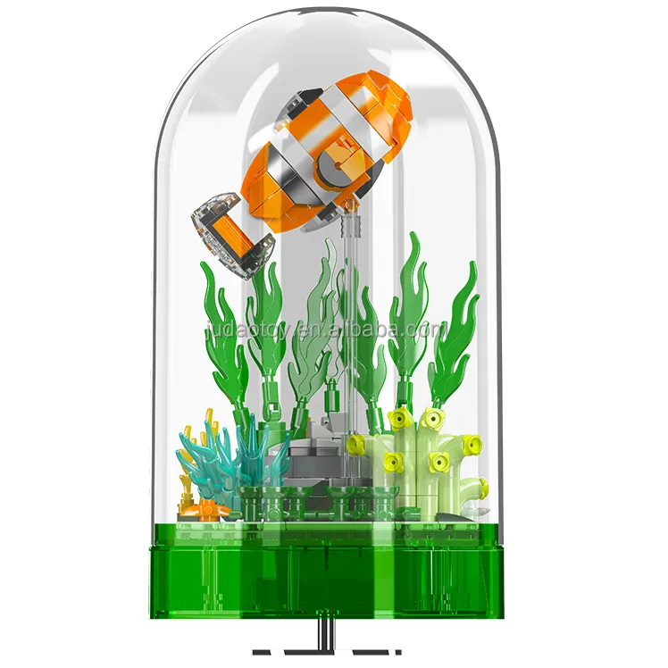 ساختنی مولد کینگ 10102 جعبه موسیقی دلقک ماهی Clownfish Music Box