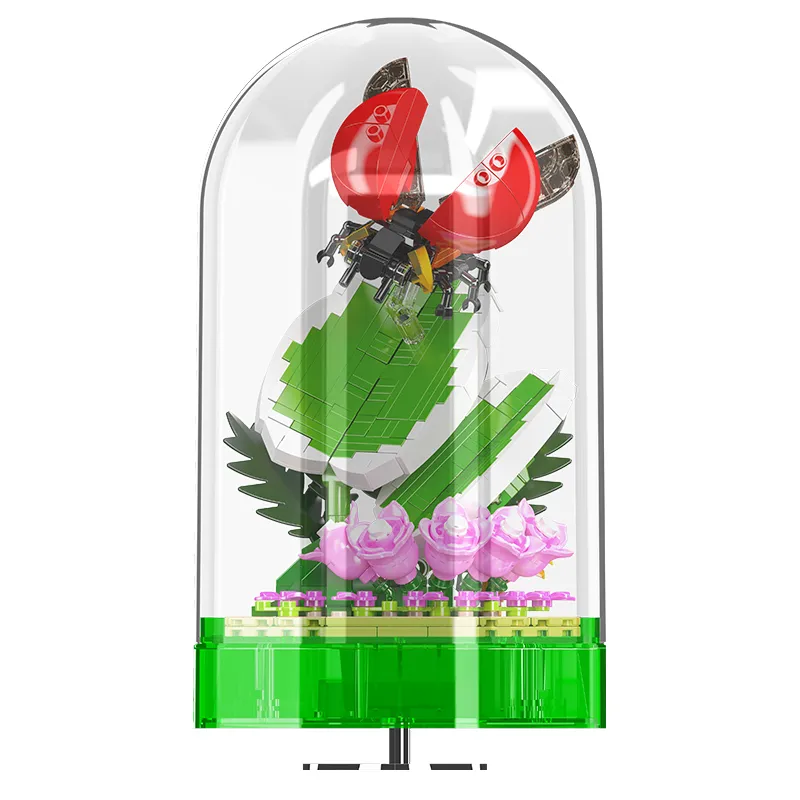 ساختنی مولد کینگ 10105 جعبه موسیقی کفشدوزک Ladybug Music Box