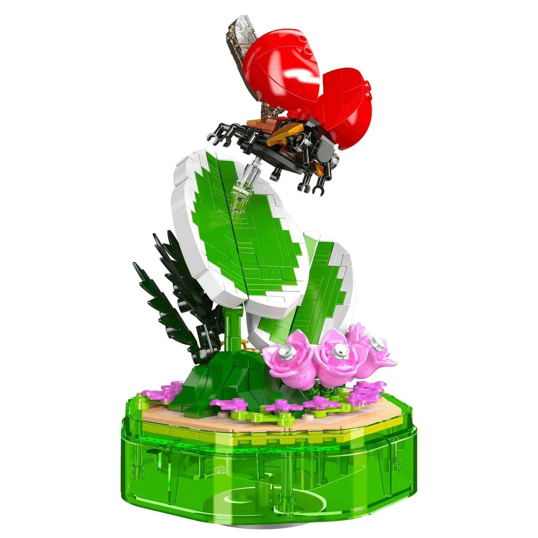 ساختنی مولد کینگ 10105 جعبه موسیقی کفشدوزک Ladybug Music Box