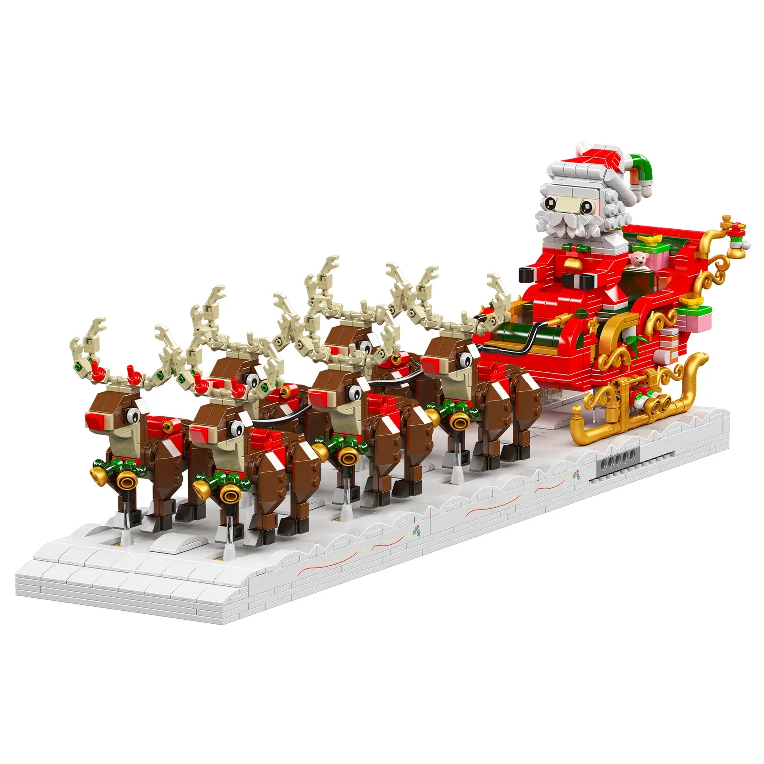 ساختنی مولد کینگ 10154 سورتمه بابا نوئل Santa Claus Sleigh الکتریکی