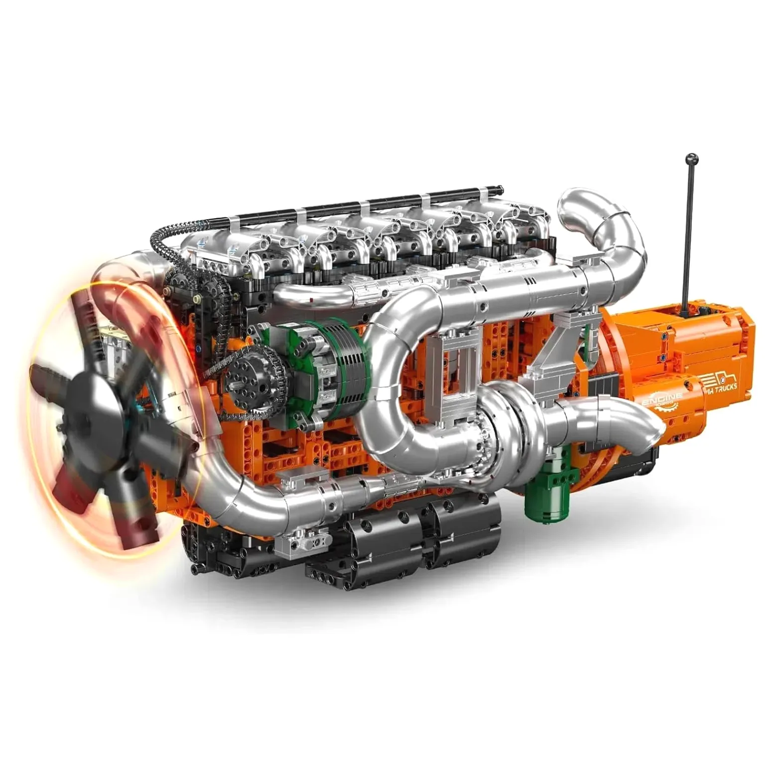 ساختنی مولد کینگ 10200 موتور کامیون اسکانیا گیربکس scania Truck engine Transmission