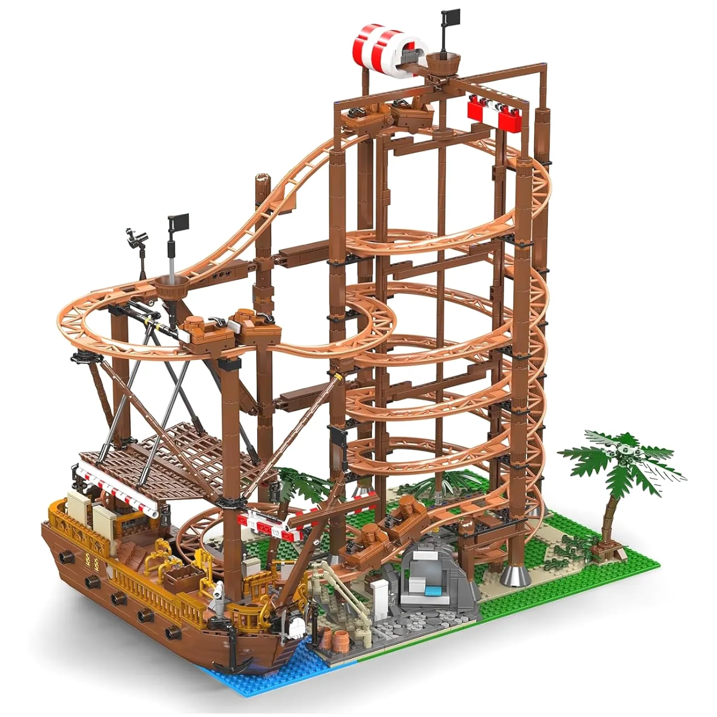 ساختنی مولد کینگ 11013 ترن هوایی مارپیچ Helix Roller Coaster