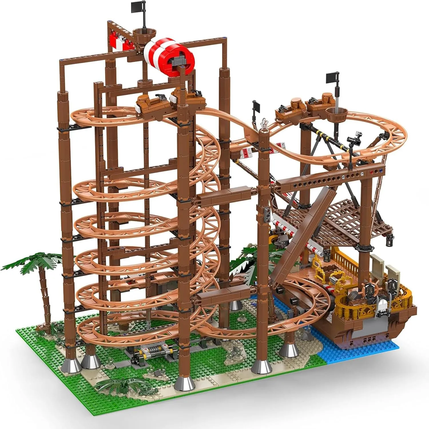 ساختنی مولد کینگ 11013 ترن هوایی مارپیچ Helix Roller Coaster