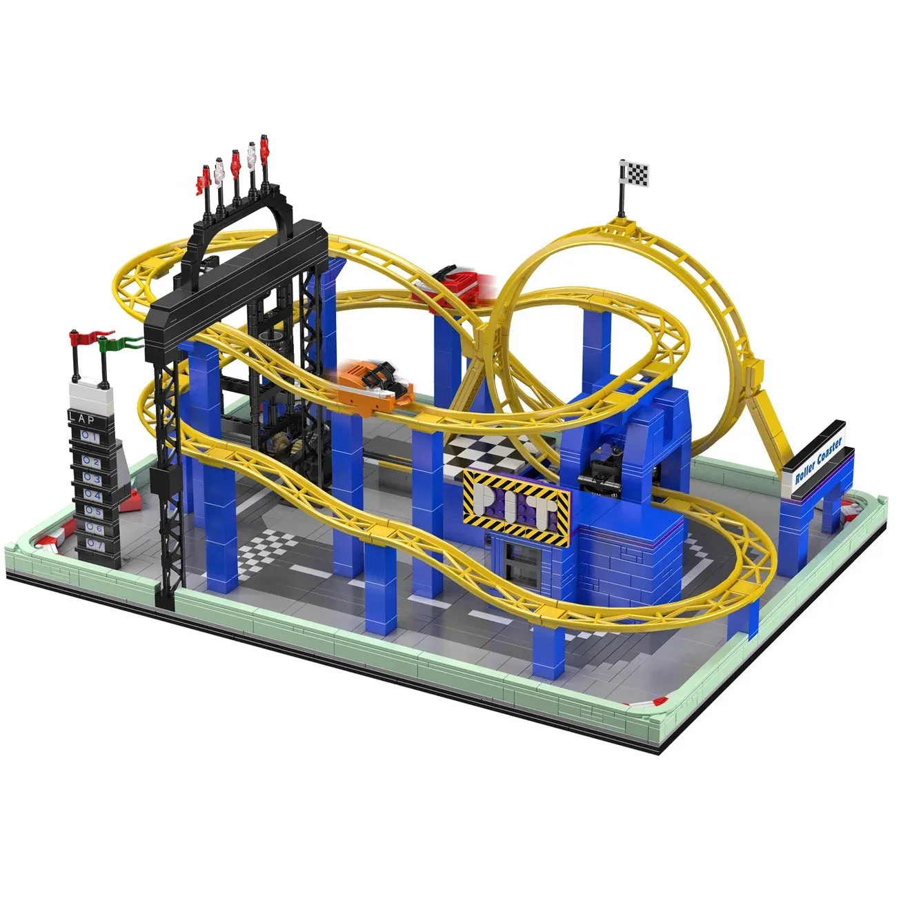 ساختنی مولد کینگ 11020 ترن هوایی گردبادی Whirlwind Coaster کنترلی