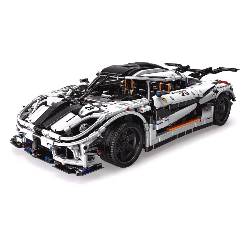 ساختنی مولد کینگ 13120 ماشین اسپرت Koenigsegg white