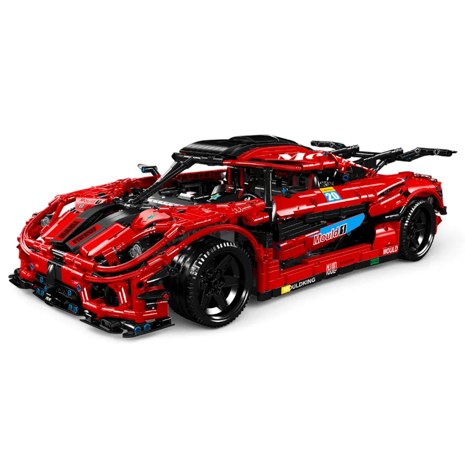 ساختنی مولد کینگ 13121SD ماشین اسپرت Koenigsegg Red کنترلی