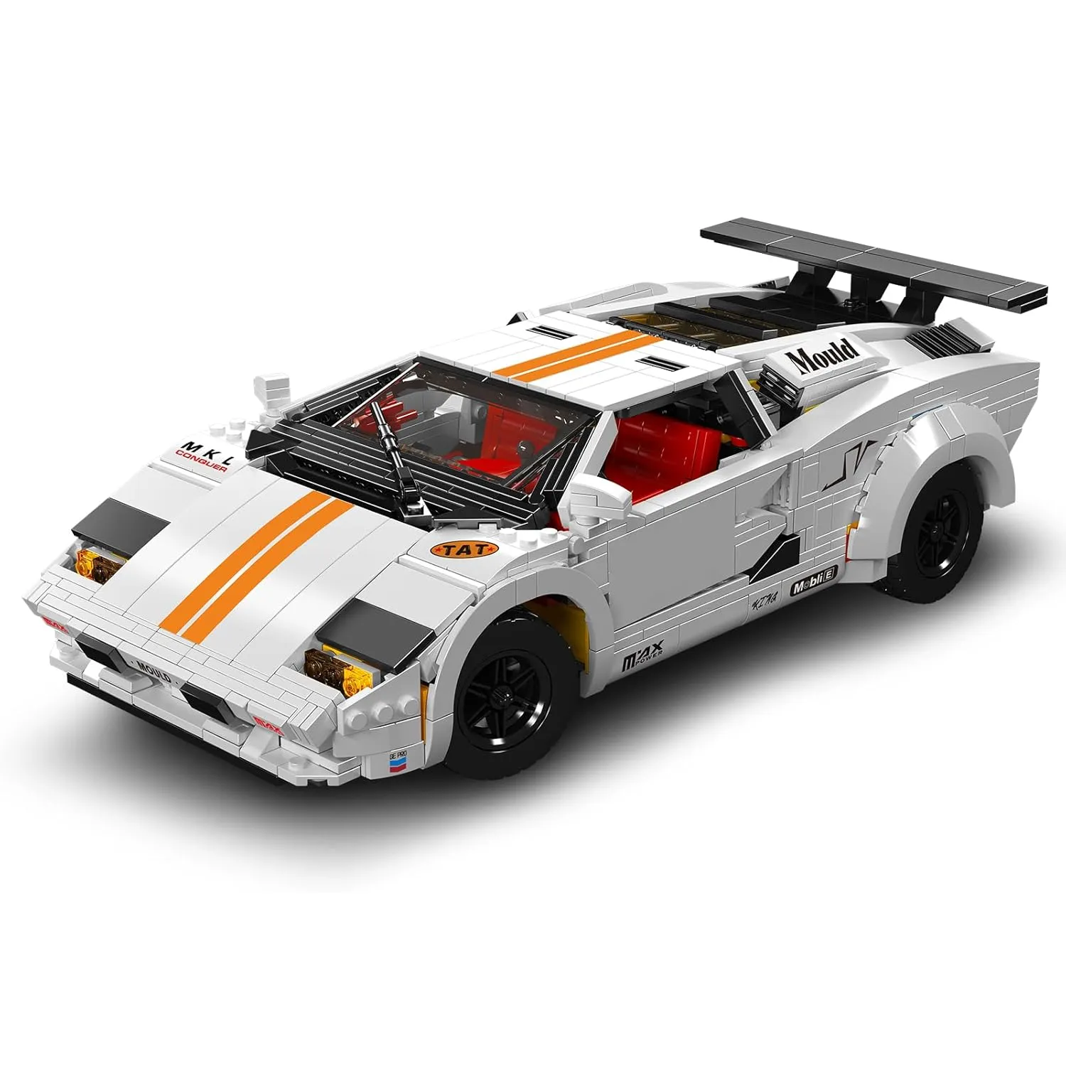 لگو مولد کینگ 13194 ماشین اسپرت Lamborghini Countach white کنترلی