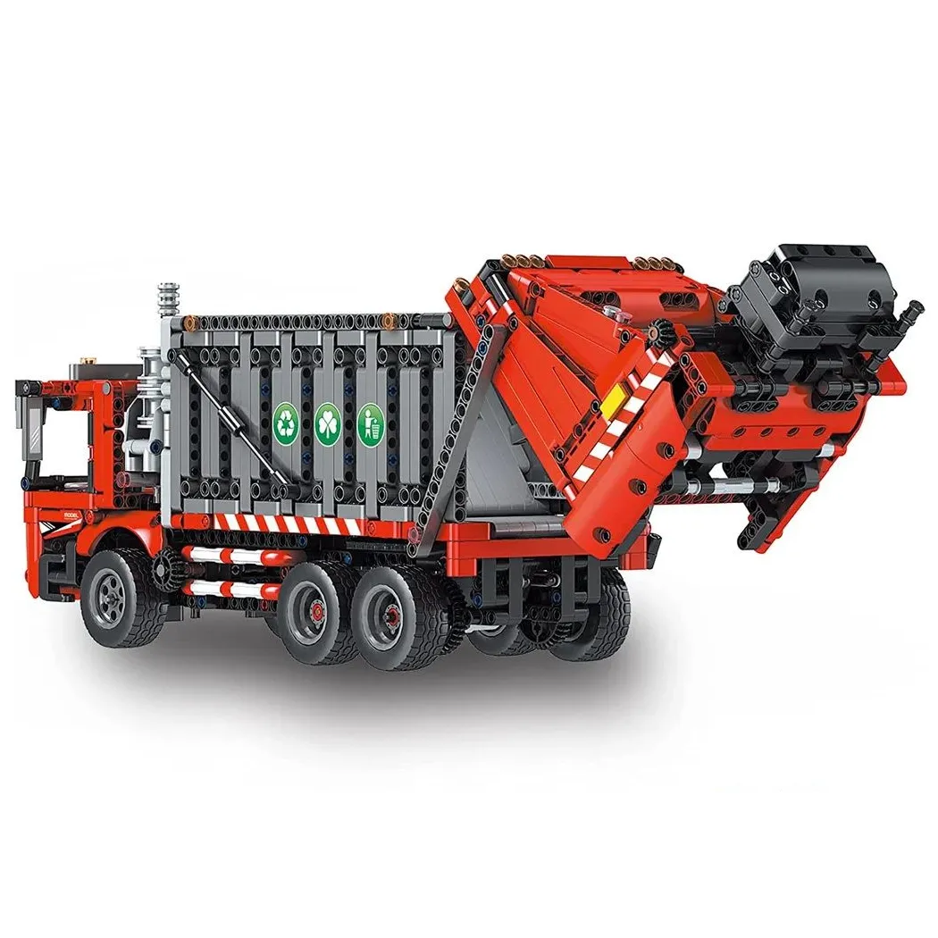 ساختنی مولد کینگ 15019 ماشین کامیون بازیافت Garbage Truck کنترلی
