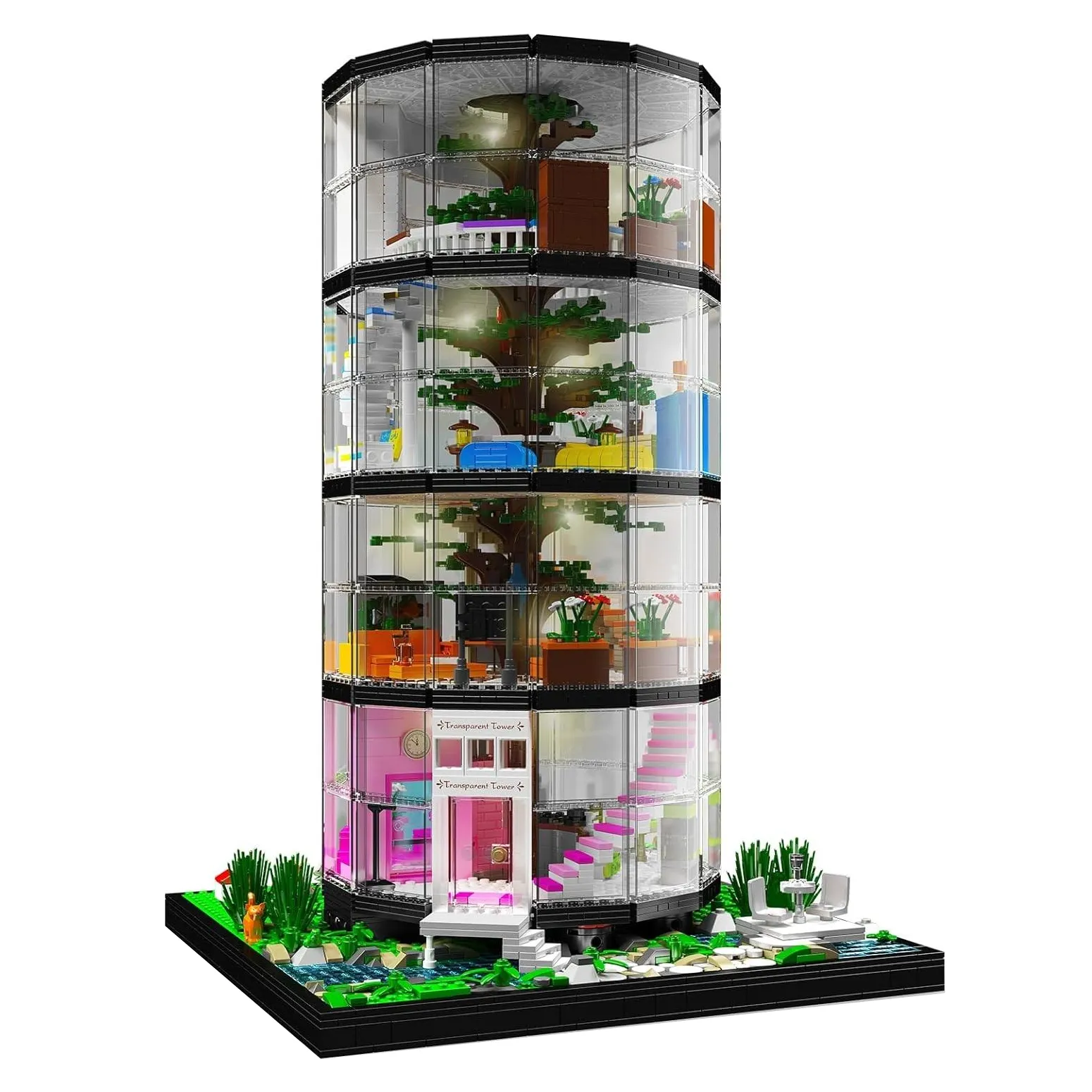 ساختنی مولد کینگ 16013 برج درختی شفاف Transparent Tower