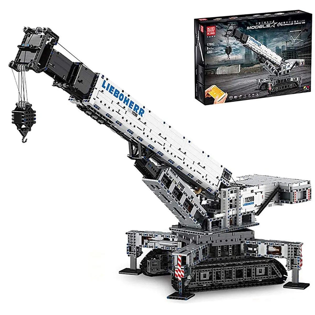 لگو مولد کینگ 17002 جرثقیل خزنده Crawler Crane کنترلی