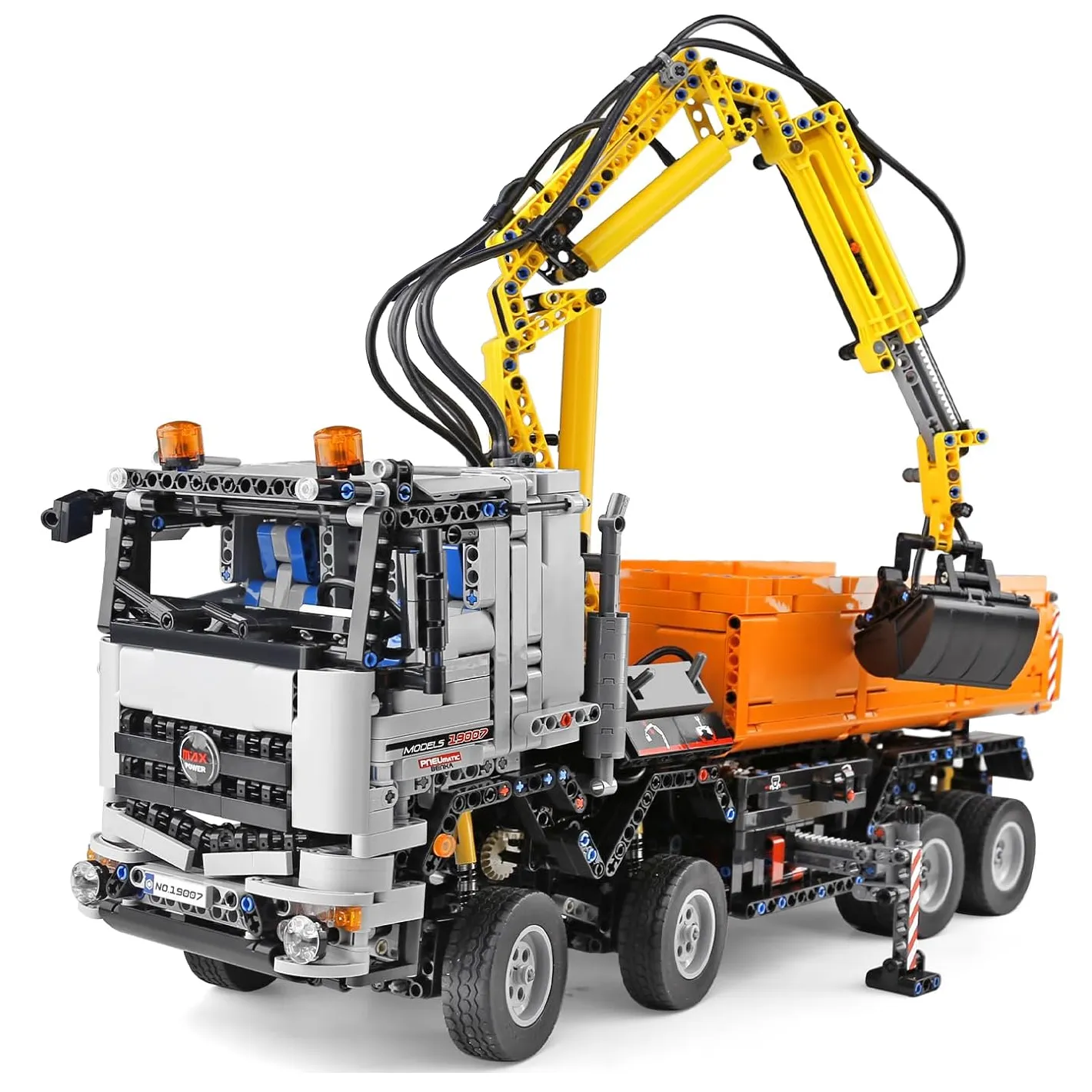 ساختنی مولد کینگ 19007 ماشین کامیون جرثقیل pneumatic truck کنترلی