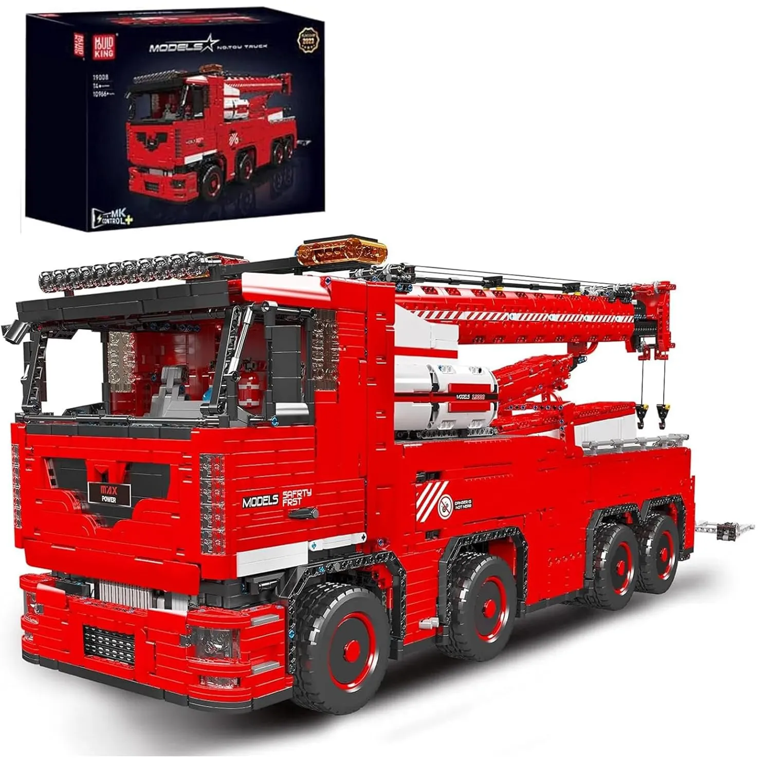 لگو مولد کینگ 19008 کامیون جرثقیل RC Tow Truck کنترلی