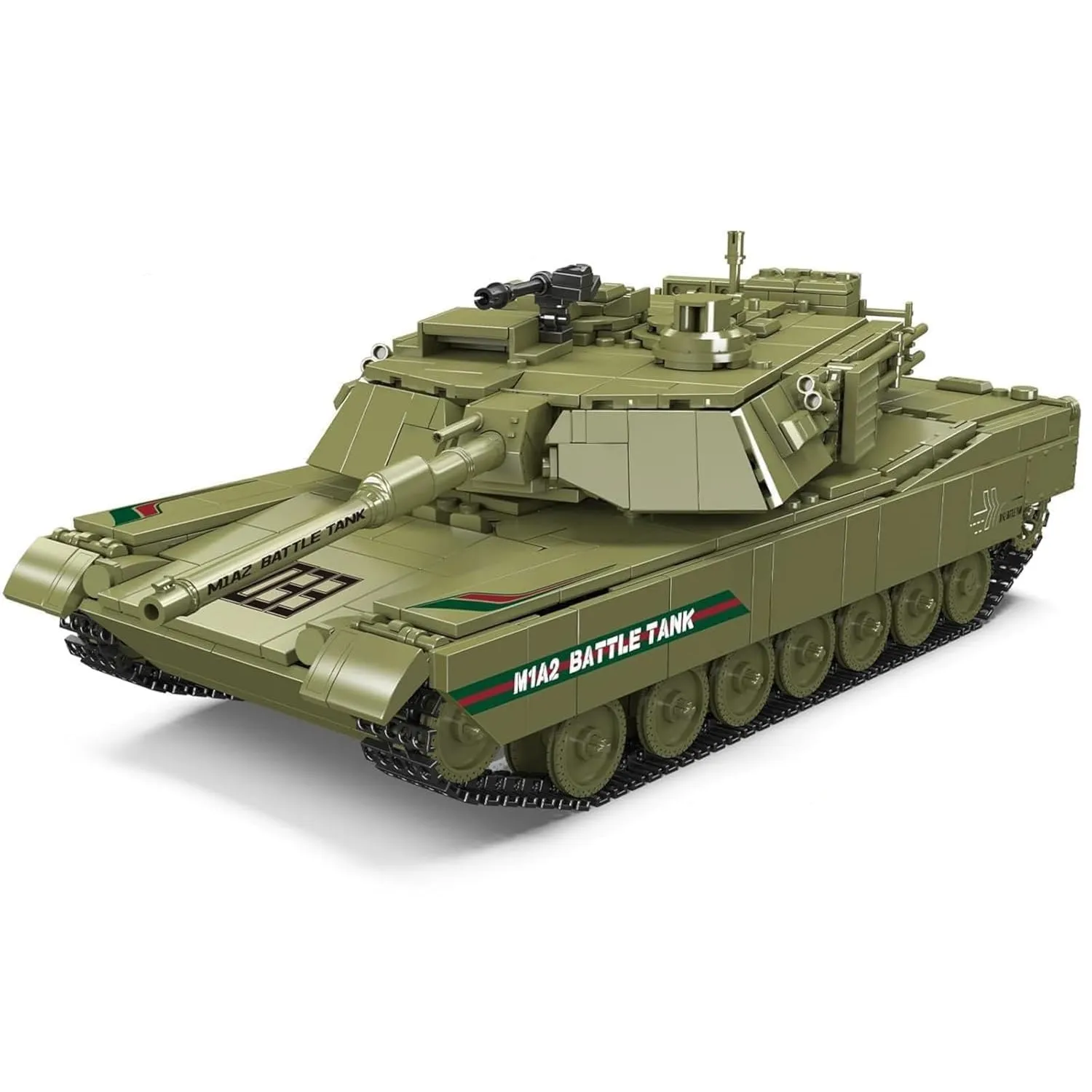 ساختنی مولد کینگ 20033 ماشین تانک M1A2 کنترلی
