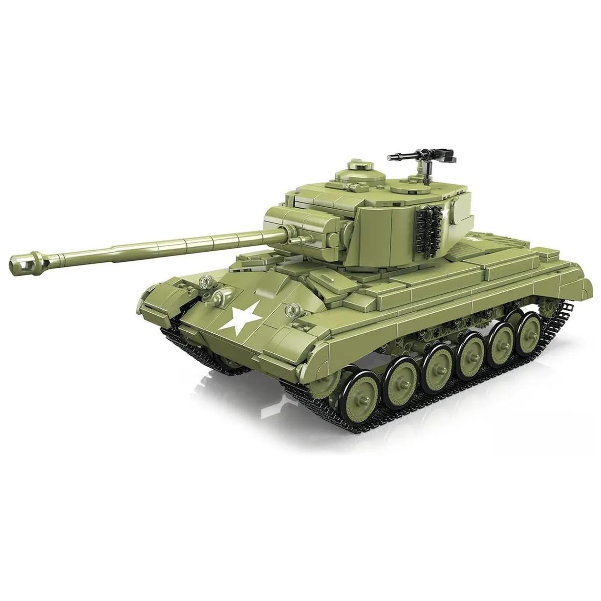 ساختنی مولد کینگ 20035 ماشین تانک M26 Pershing Tank کنترلی