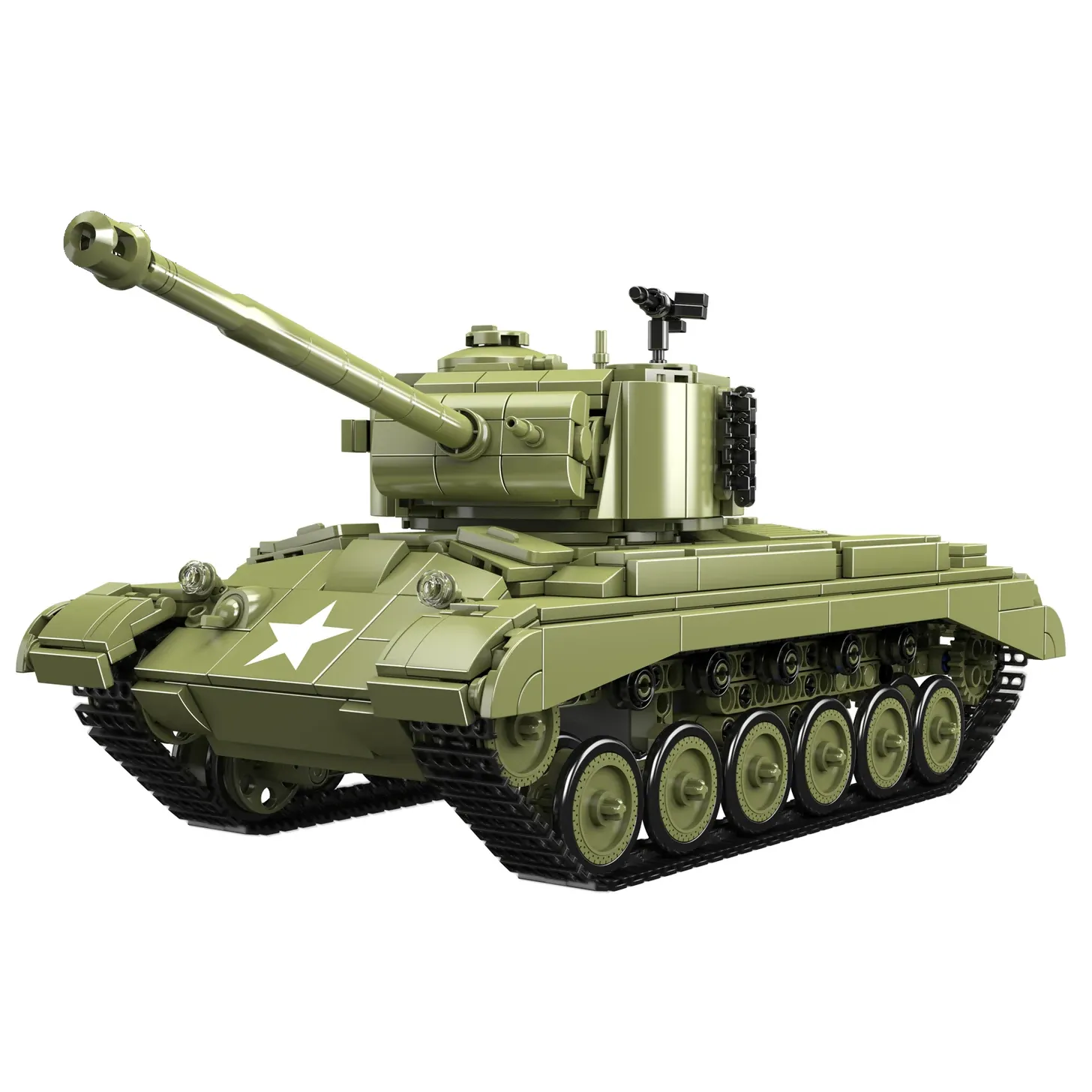 ساختنی مولد کینگ 20035 ماشین تانک M26 Pershing Tank کنترلی