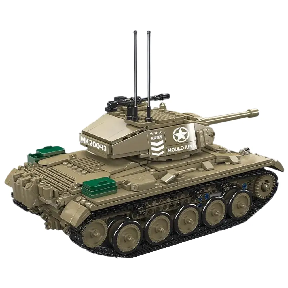 لگو مولد کینگ 20043 ماشین تانک M24 Chaffee Tank کنترلی