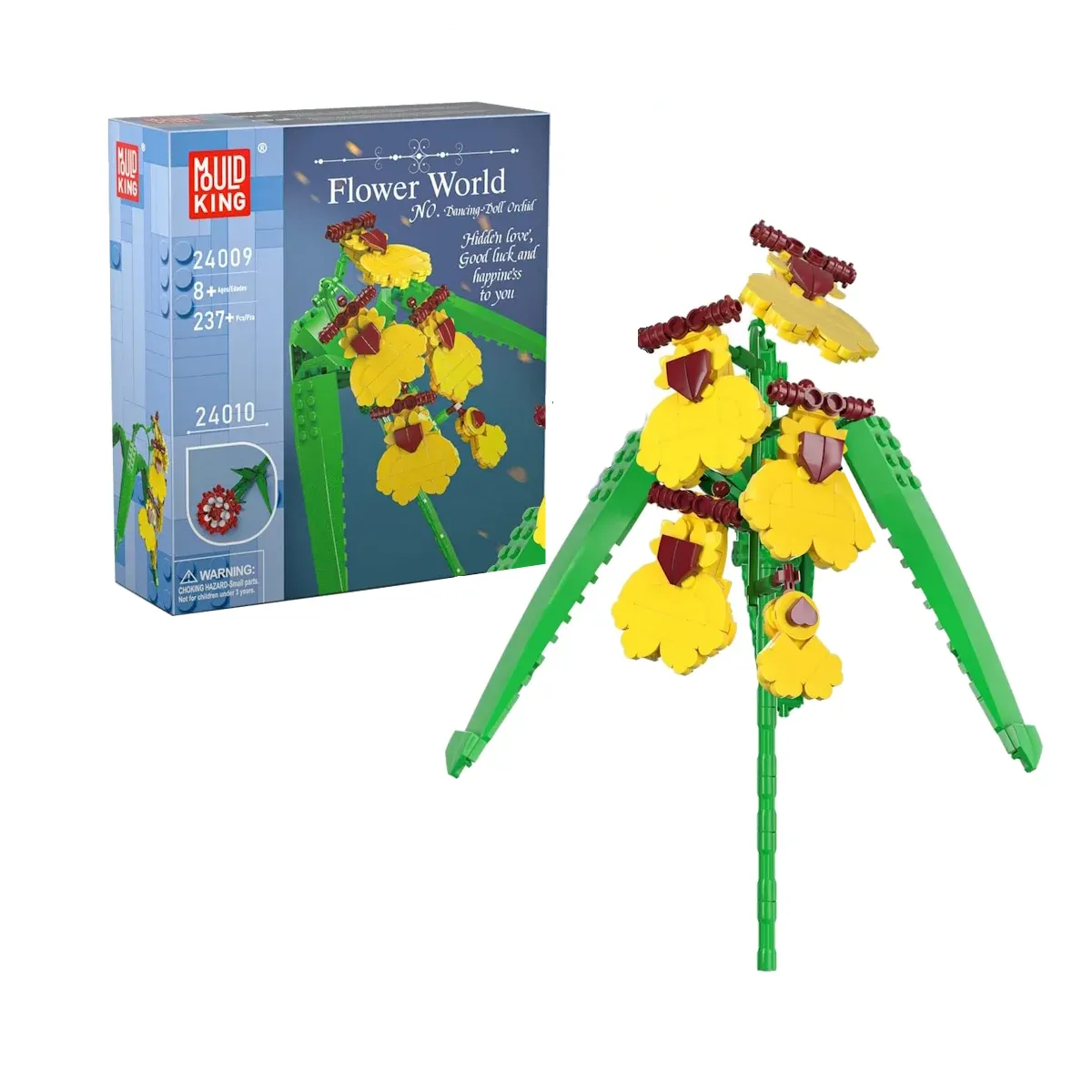 ساختنی مولد کینگ 24009 گل ارکیده Dancing Doll Orchid