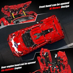 ساختنی مولد کینگ 13190 ماشین اسپرت W Motors Lykan کنترلی
