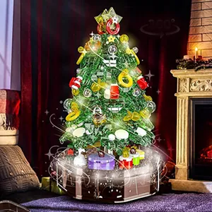 ساختنی مولد کینگ 10090 جعبه موسیقی کریسمس Christmas Tree Music Box