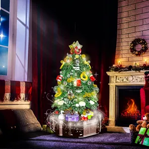 ساختنی مولد کینگ 10090 جعبه موسیقی کریسمس Christmas Tree Music Box