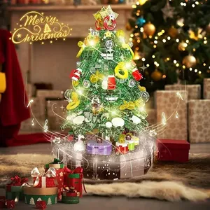 ساختنی مولد کینگ 10090 جعبه موسیقی کریسمس Christmas Tree Music Box