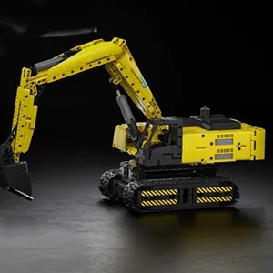 لگو مولد کینگ 15061 ماشین بیل مکانیکی Mechanical Digger Yellow کنترلی