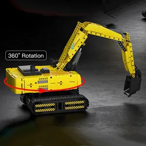 لگو مولد کینگ 15061 ماشین بیل مکانیکی Mechanical Digger Yellow کنترلی