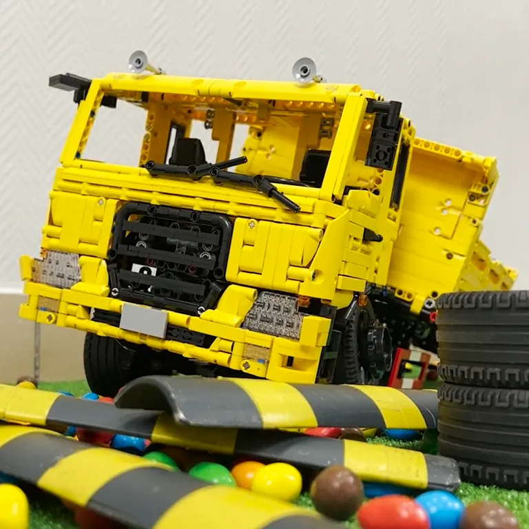 لگو مولد کینگ 17012 ماشین کامیون کمپرسی Three-Way Dump Truck