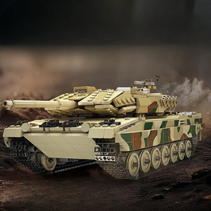 ساختنی مولد کینگ 20020 ماشین تانک Leopard 2 Tank کنترلی