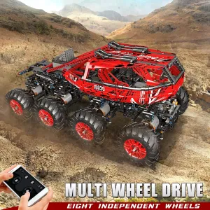 ساختنی مولد کینگ 18030 ماشین آفرود Red Firefox Climb Car کنترلی