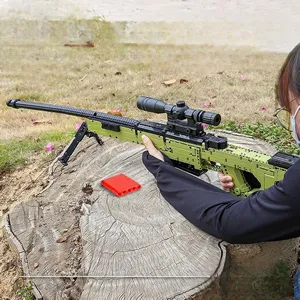 ساختنی مولد کینگ 14010 تفنگ تک تیرانداز AWM Sniper Rifle