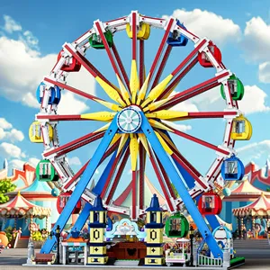 ساختنی مولد کینگ 11006 چرخ و فلک Ferris Wheel موتوردار