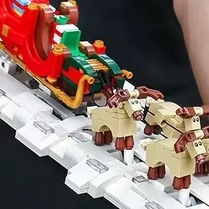 ساختنی مولد کینگ 10015 سورتمه بابا نوئل santa sleigh