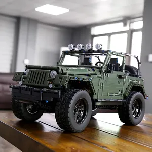 لگو مولد کینگ 13124sd ماشین آفرود Jeep Wrangler کنترلی
