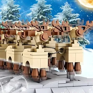 ساختنی مولد کینگ 10015 سورتمه بابا نوئل santa sleigh