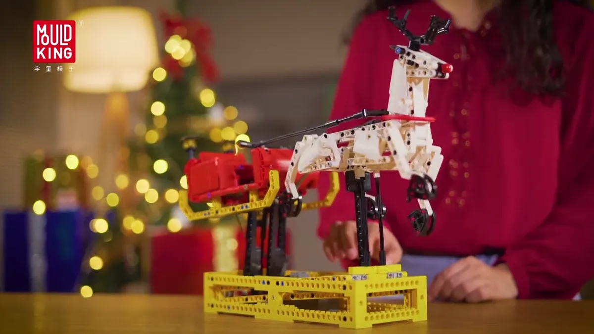 لگو مولد کینگ 10010 سورتمه گوزن کریسمس Santa Sleigh Reindeer
