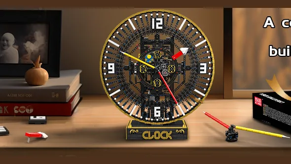 لگو مولد کینگ 10160 ساعت مکانیکی Mechanic Grand Clock