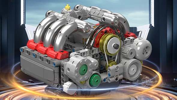 لگو مولد کینگ 10193 موتور باکسر Boxer Engine