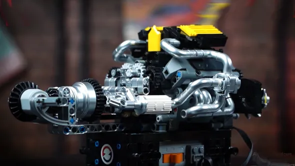 لگو مولد کینگ 10207 موتور 12 سیلندر PAG Supercar V12 Engine