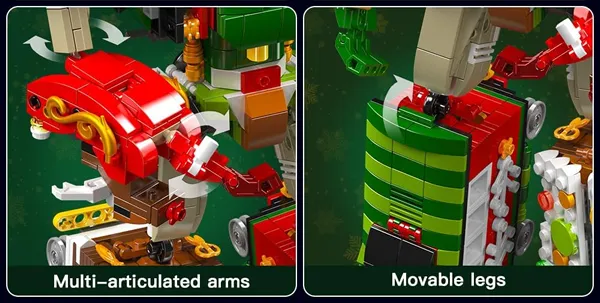 لگو مولد کینگ 12028 قطار یا ربات Christmas Train Transformer