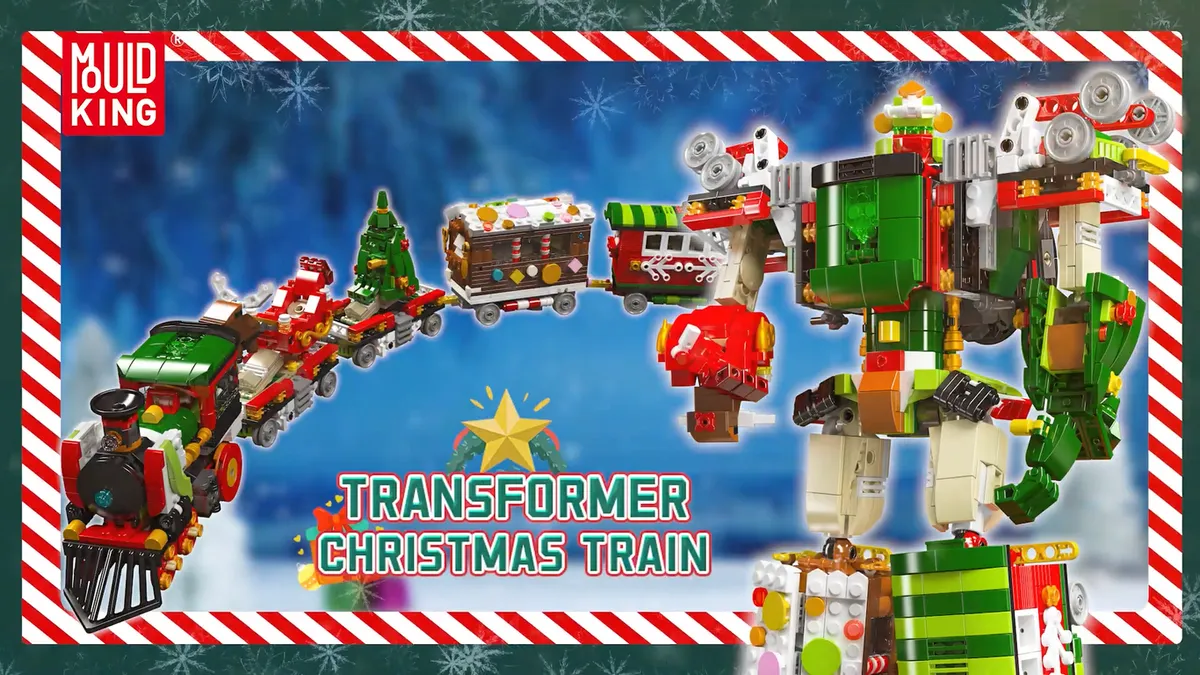 لگو مولد کینگ 12028 قطار یا ربات Christmas Train Transformer