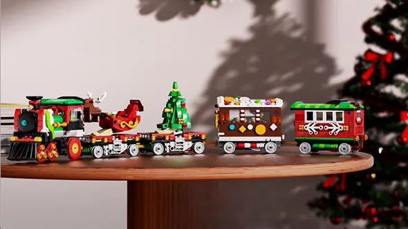 لگو مولد کینگ 12028 قطار یا ربات Christmas Train Transformer
