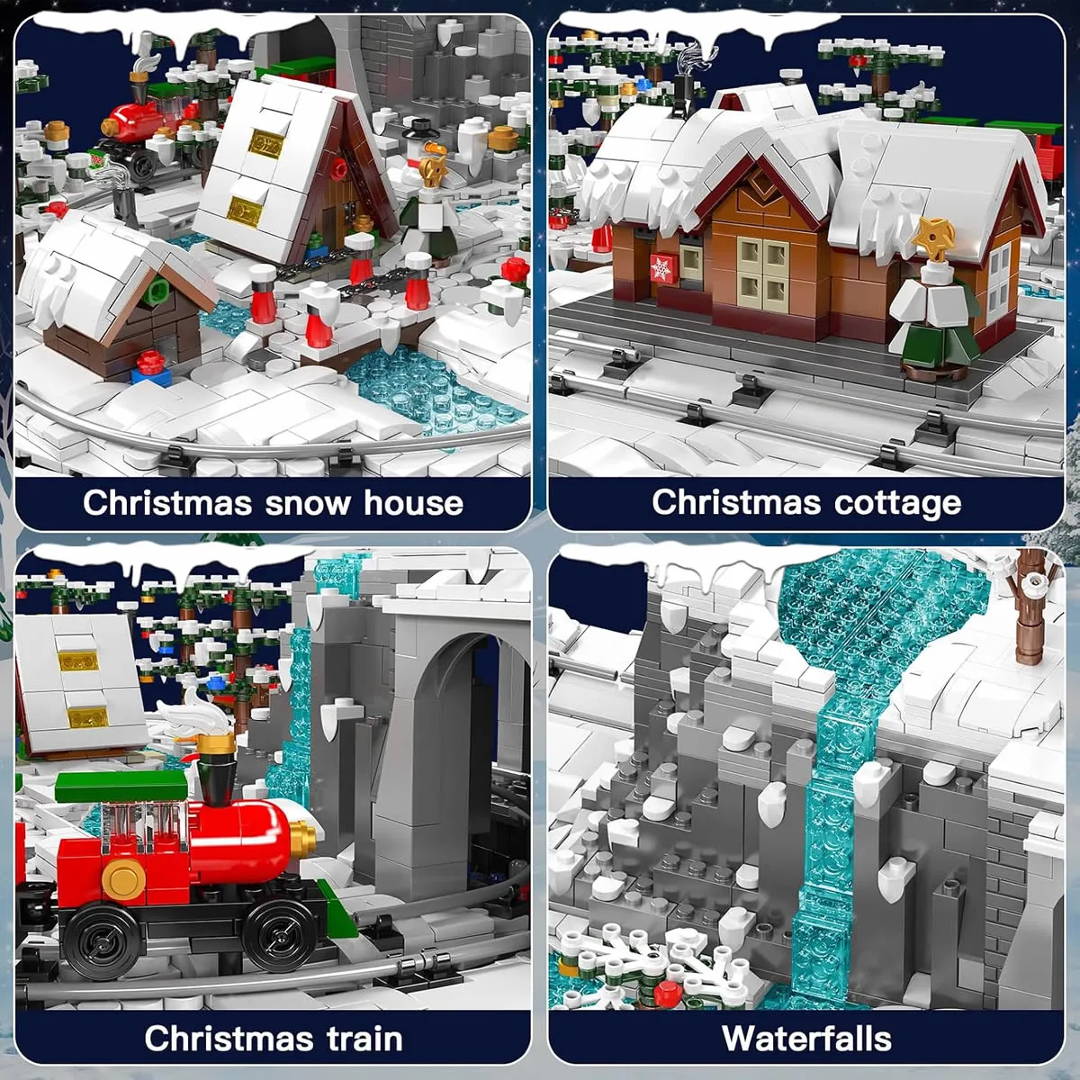 لگو مولد کینگ 12029 قطار کریسمس سرزمین عجایب Christmas Train Wonderland