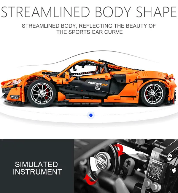 لگو مولدکینگ 13090 ماشین اسپرت McLaren P1 Amber