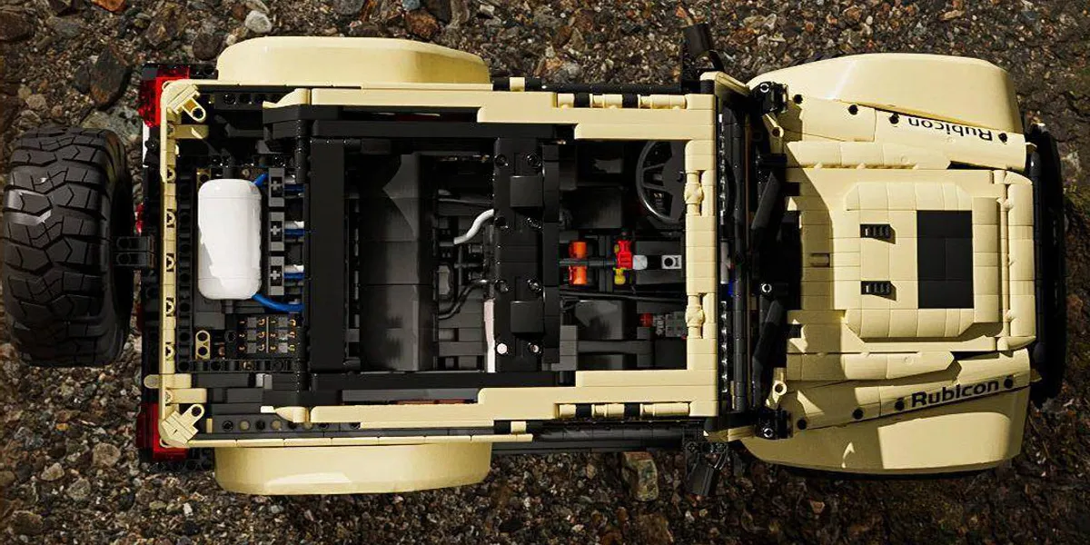 لگو مولدکینگ 13184 ماشین آفرود Jeep Wrangler Off-road ریموت دار