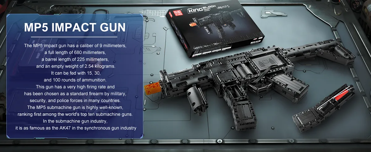 لگو مولدکینگ 14001 تفنگ مسلسل MP5 Submachine Gun
